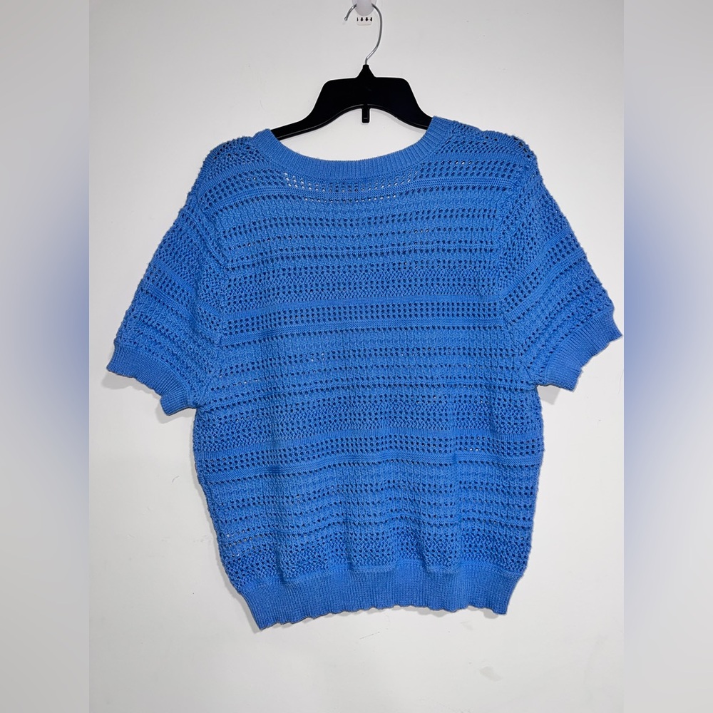 NANETTE NANETTE LEPORE LINEN-BLEND CARDIGAN size Large - Picture 2 of 4